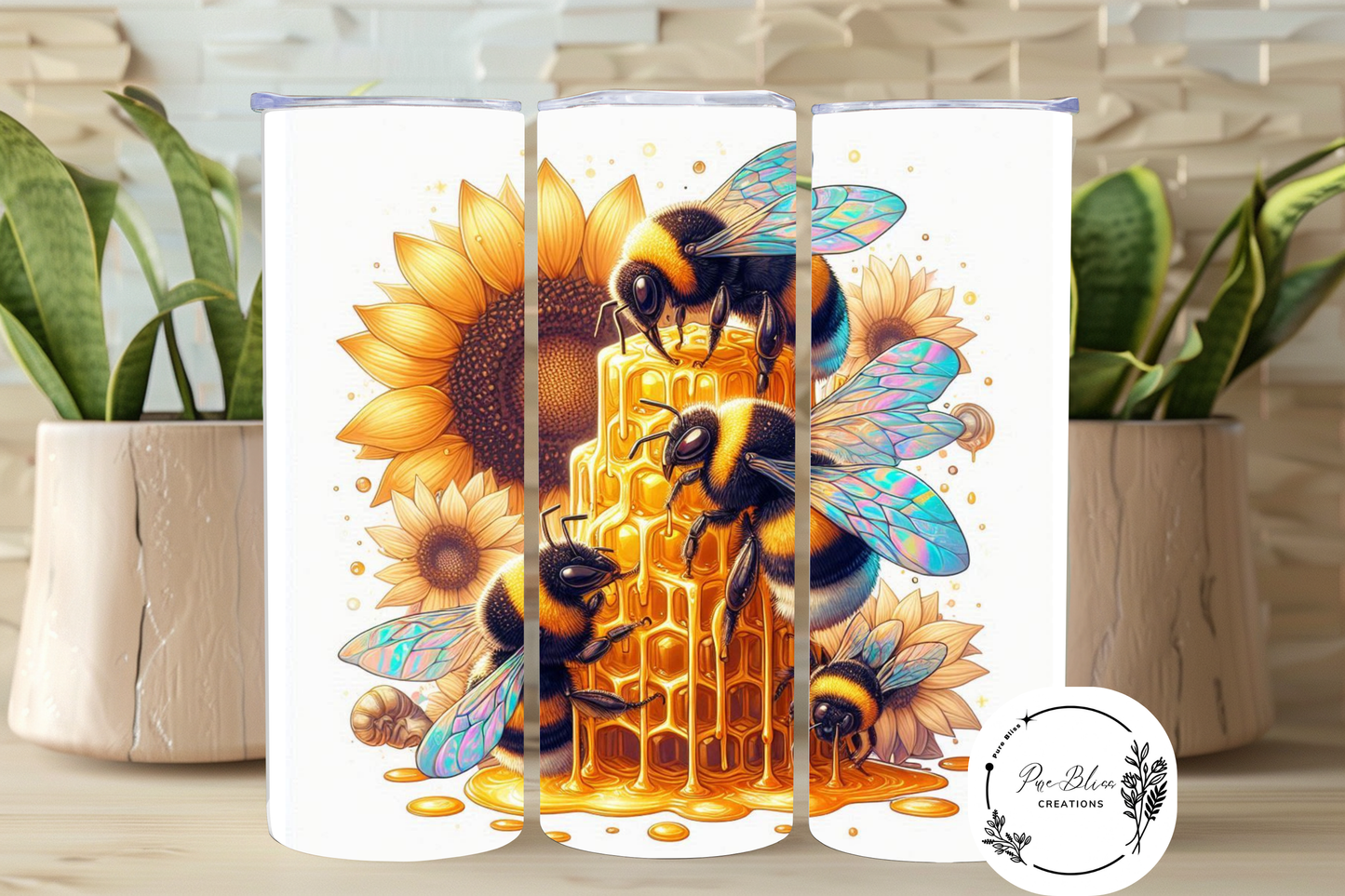 14. Sunflower Bees